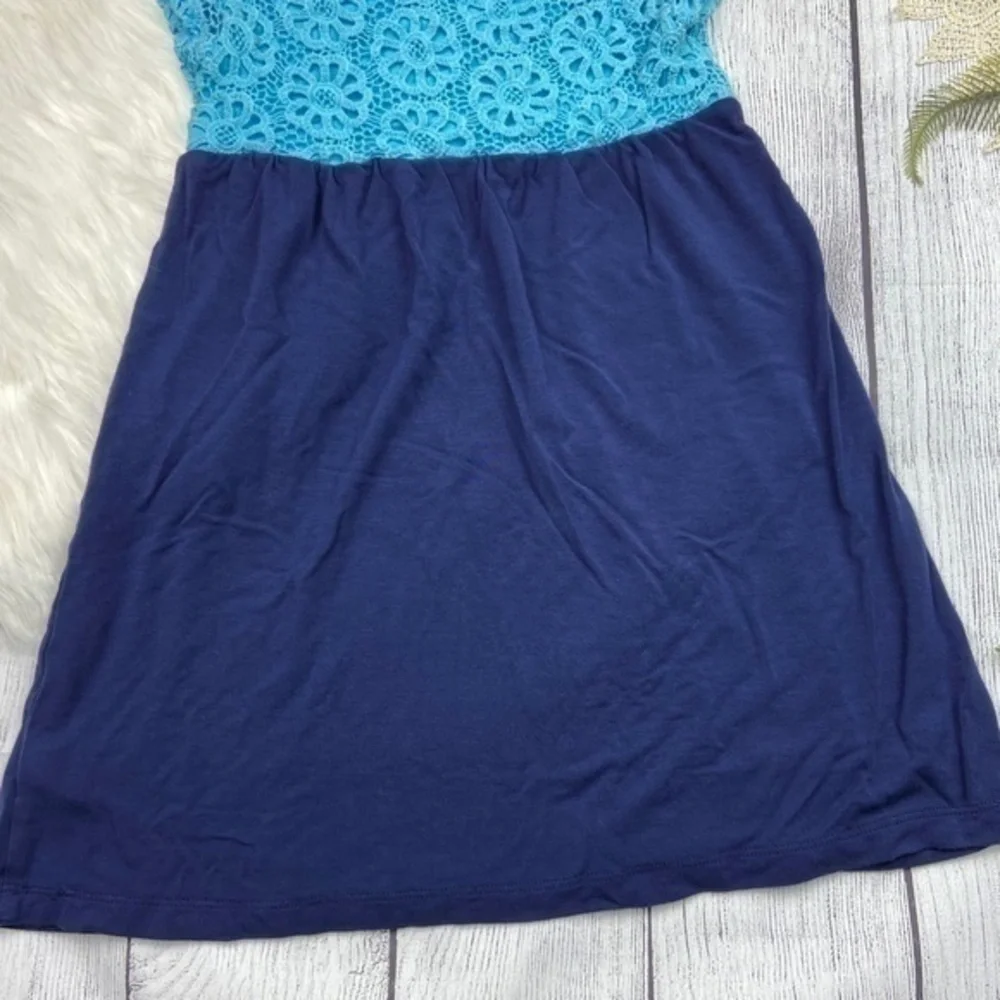 Design 365 Girls Dress Size 5 Crochet Lace Overlay Sequin Heart Details Dress